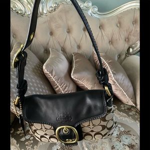 Coach Bleeker Signature Shoulder Bag